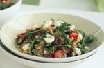 British Barley Salad With Feta And Pine Nuts vegetarian Recipe Appetizer