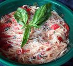 Italian Angel Hair Pasta With Basil  Tomatoes Appetizer