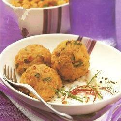 Indian Rice Balls with Cieciorka Appetizer