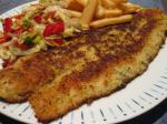 American Yummy and Easy Crumbed Fish Dinner