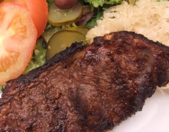 American Grilled Beer Steak Dinner