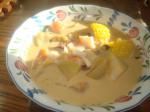 Honduras Honduran Coconut Seafood Soup sopa Catratcha De Mariscos Con Un Appetizer