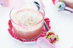 American Strawberry Delight With Fairy Floss Recipe Dessert