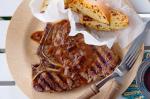 American Barbecued Tbones With Potato Wedges Recipe Dinner