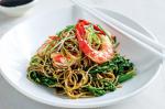 American Green Tea Noodles With Prawns And Broccolini Recipe Appetizer