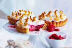 American Rose and Raspberry Meringue Tarts Recipe Dessert