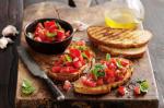 Italian Classic Tomato And Basil Bruschetta Recipe Appetizer