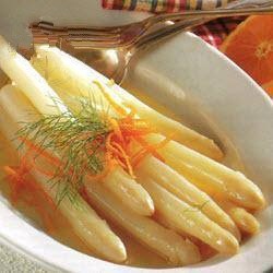 Dutch Asparagus with Orange Dressing Dessert