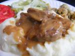 American Crock Pot Beef Tips With Creamy Gravy Appetizer