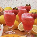 American Strawberry Lemonade Slush Dessert