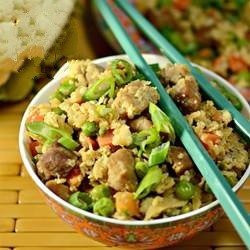 Chinese Vegetables Pan with Cauliflower rice Appetizer