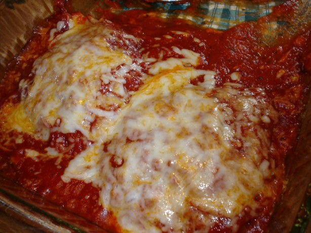 Italian Oven Baked Chicken Parmesan 2 Dinner