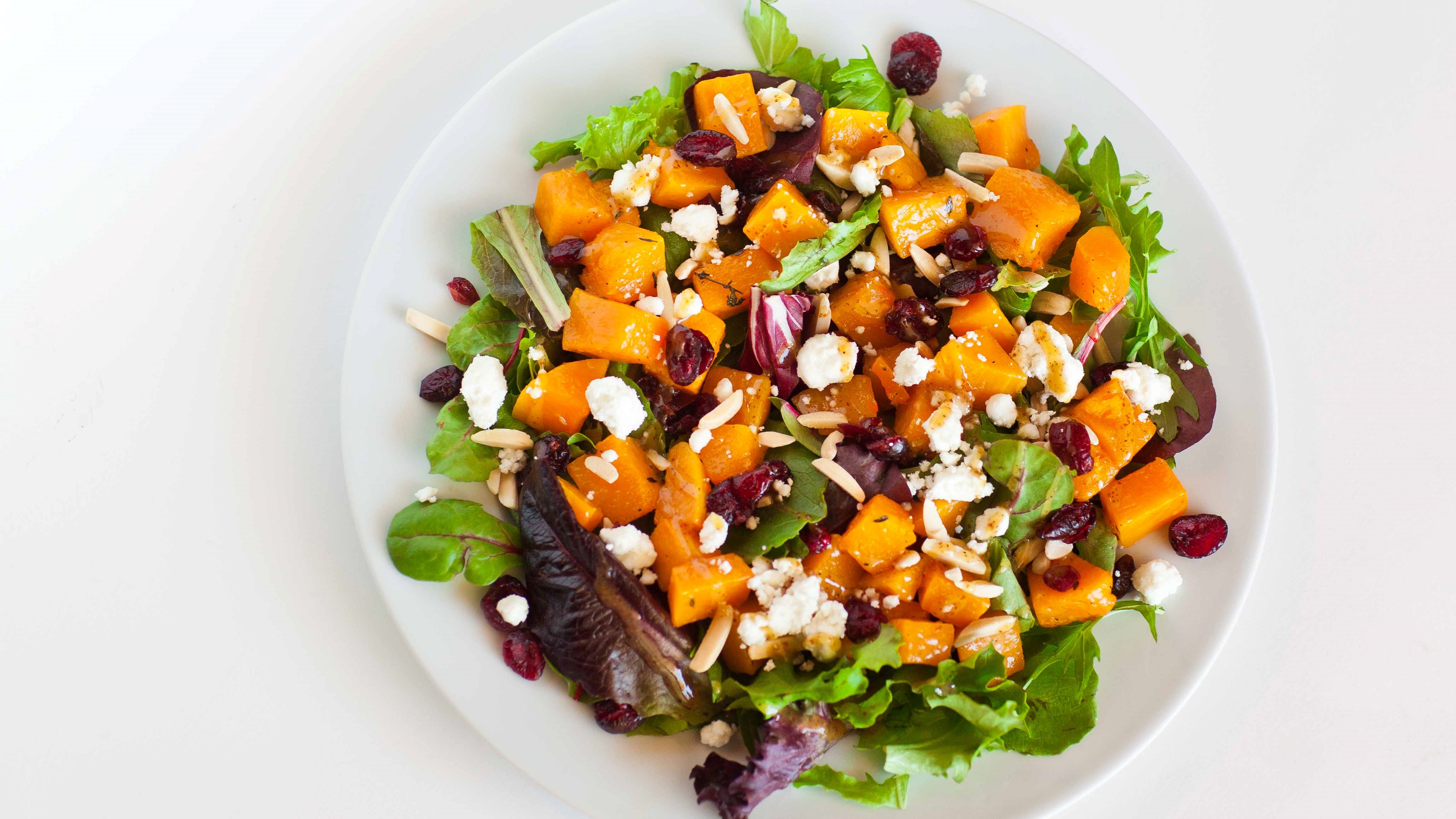 American Butternut Squash Salad BBQ Grill