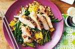 American Miso Chicken With Corn and Bean Stirfry Recipe Appetizer