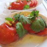 Canadian Tomato Salad with Ginger Appetizer