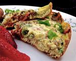 Italian Frittata With Sundried Tomatoes Appetizer