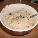 American Porridge with Hazelnuts Dessert