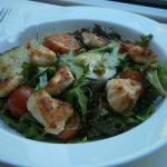 American Salad with Grilled Chicken and Mustard Vinaigrette Dinner