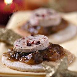 American Toast with Foie Gras and Plum Chutney Dinner