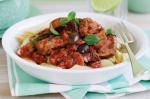 American Penne With Lamb Tomato and Olives Recipe Dinner