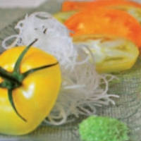 Japanese Heirloom Tomato Sashimi Appetizer