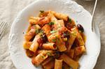 British Rigatoni Puttanesca Recipe Dinner