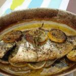 Canadian Royal Sea Bream with Fennel Seeds Dinner