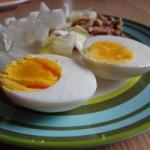 Canadian Witloof Chicory Walnuts and Hard Boiled Eggs Dinner