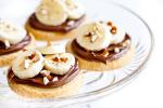 American Shortbread Cookies with Nutella Banana and Almonds Dessert