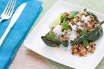 Chilean Rice and Beefstuffed Poblano Peppers Appetizer
