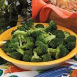 Canadian Steamed Broccoli Florets Appetizer