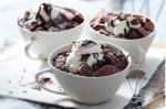 American Spiced Chocolate Bread Puddings Recipe Dessert