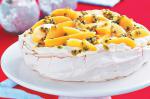 American Passionfruit And Mango Pavlova Recipe Dessert
