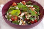 American Spicy Mushroom And Tomato Salad Recipe Appetizer
