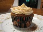 American Autumn Apple Cupcakes with Cream Cheese Frosting Dessert