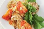 Lemon Grilled Chicken With Roast Tomato Salad Recipe recipe