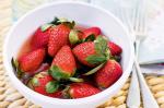 Vanilla Vodka Strawberries Recipe recipe