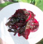 American Beets and Greens Salad Appetizer