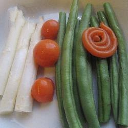 American Molecular Areas of Carrot with Vegetables Dinner