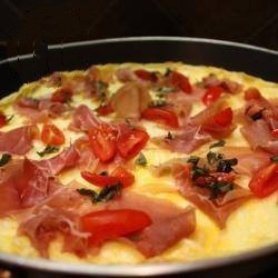 American Omelet of Pizza Appetizer