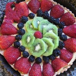 American Tarteletas with Red Fruit Dessert