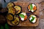 American Eggplant Parmesan Deconstructed Recipe Appetizer