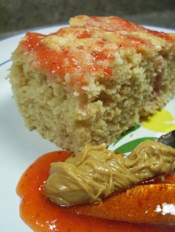 American Peanut Butter and Jelly Coffee Cake Dessert