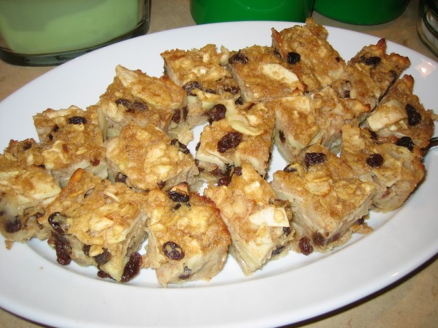 American Apple Matzoh Kugel Dessert