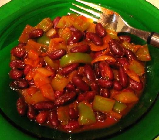 American Simple Chili Stew Dinner