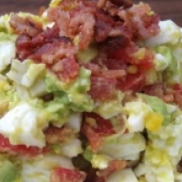 Brazilian Avocado Salad with Bacon and Tomato Appetizer