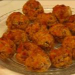 American Sausage-cheese Balls with Sweet Dipping Mustard Recipe Breakfast