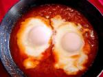 American Hangover Poached Eggs Breakfast