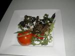 Canadian Barbecue Lamb on Mediterranean Salad Dinner