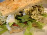 American Pesto Chicken Salad Sandwiches Appetizer